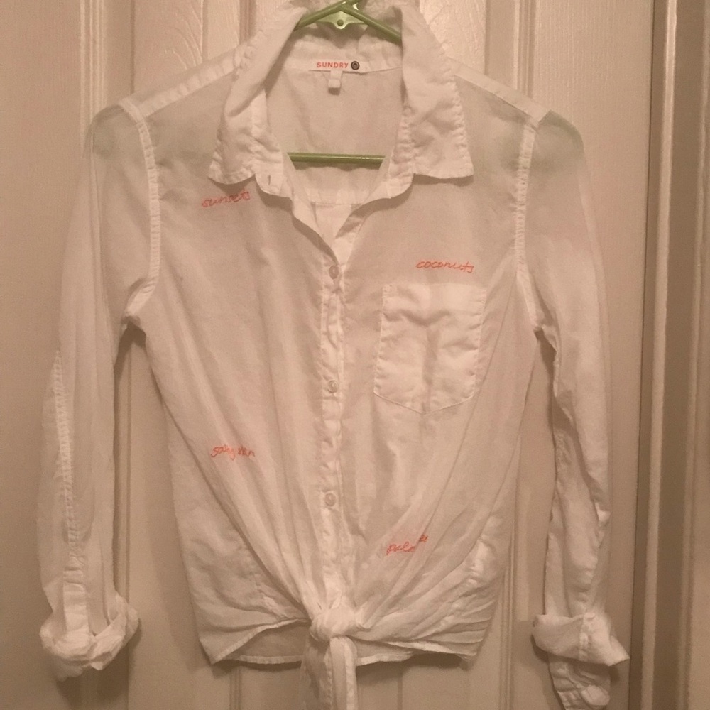Sundry beach button down